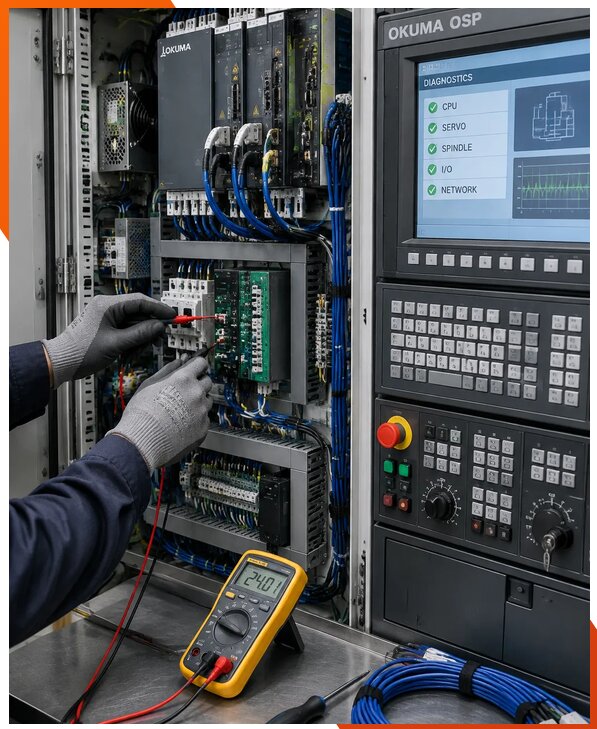 Ремонт систем ЧПУ Okuma OSP в Михайловке